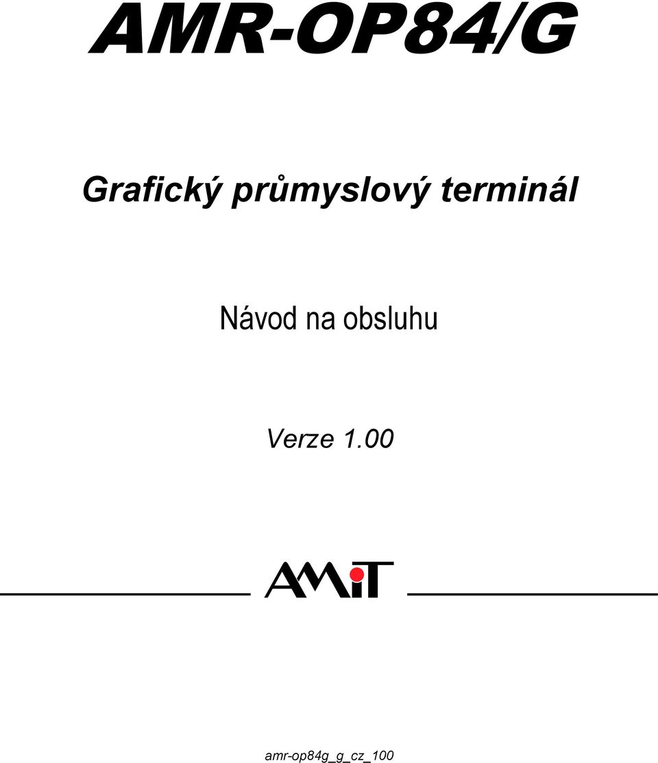 terminál Návod na