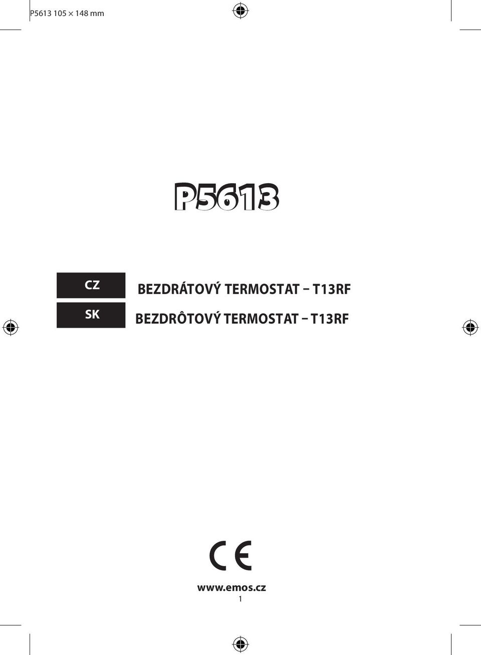 TERMOSTAT T13RF