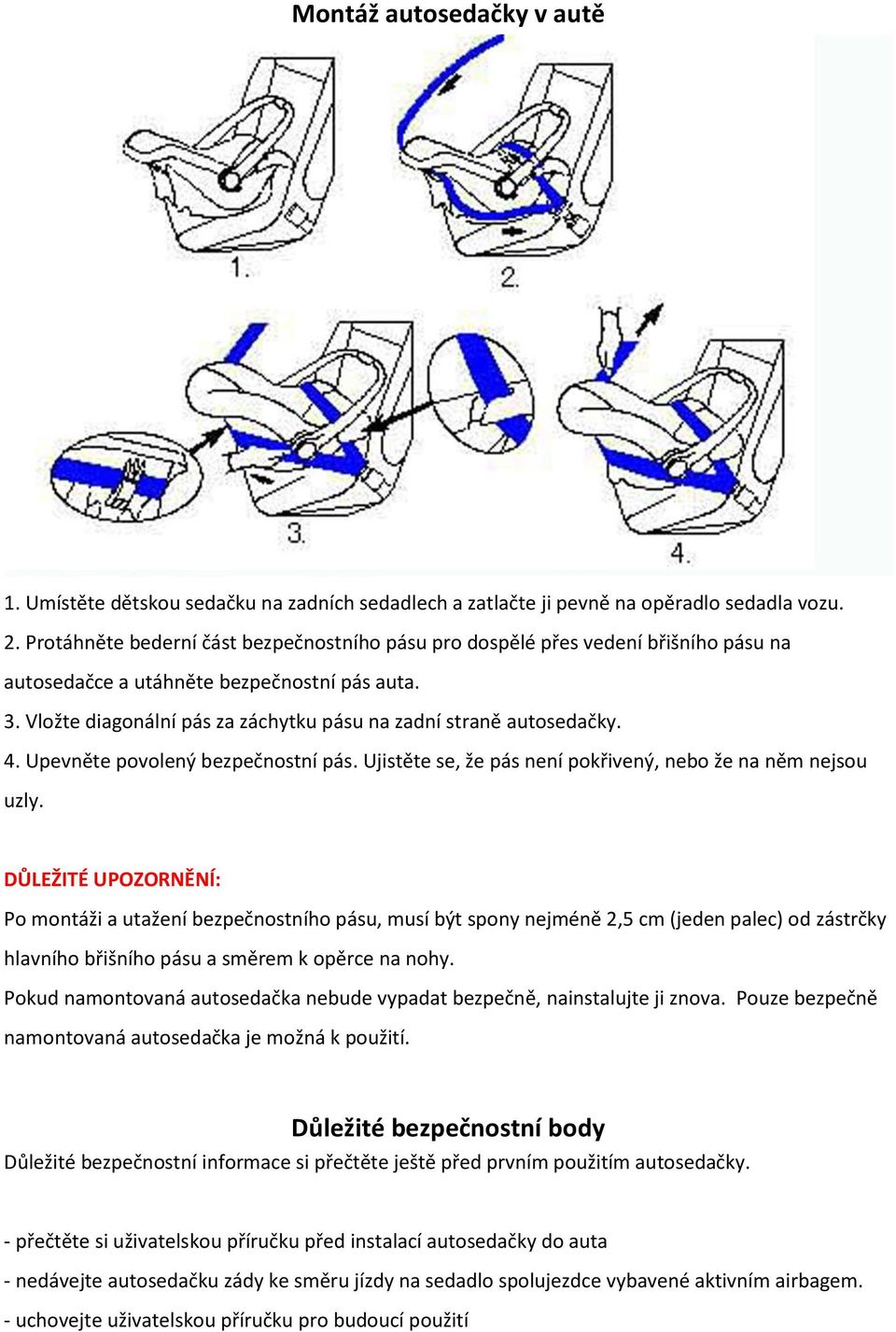 Autosedačka BabyStyle collection - PDF Stažení zdarma