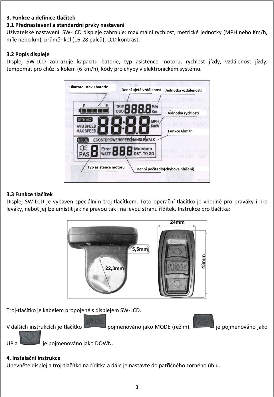 kontrast. 3.