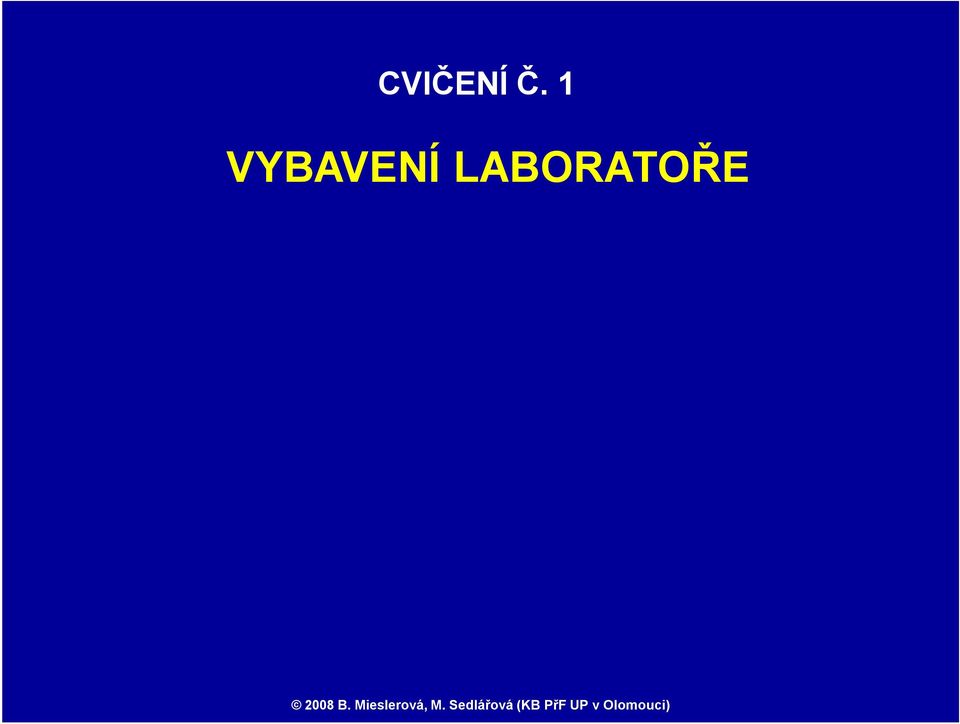VYBAVENÍ