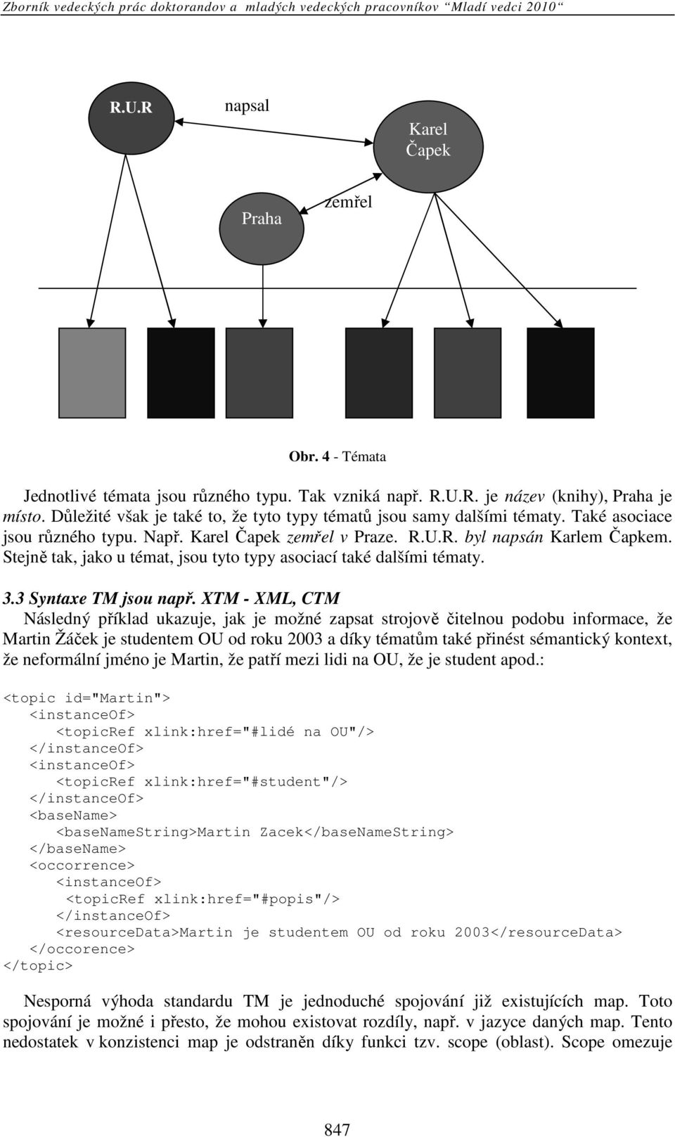 Stejně tak, jako u témat, jsou tyto typy asociací také dalšími tématy. 3.3 Syntaxe TM jsou např.