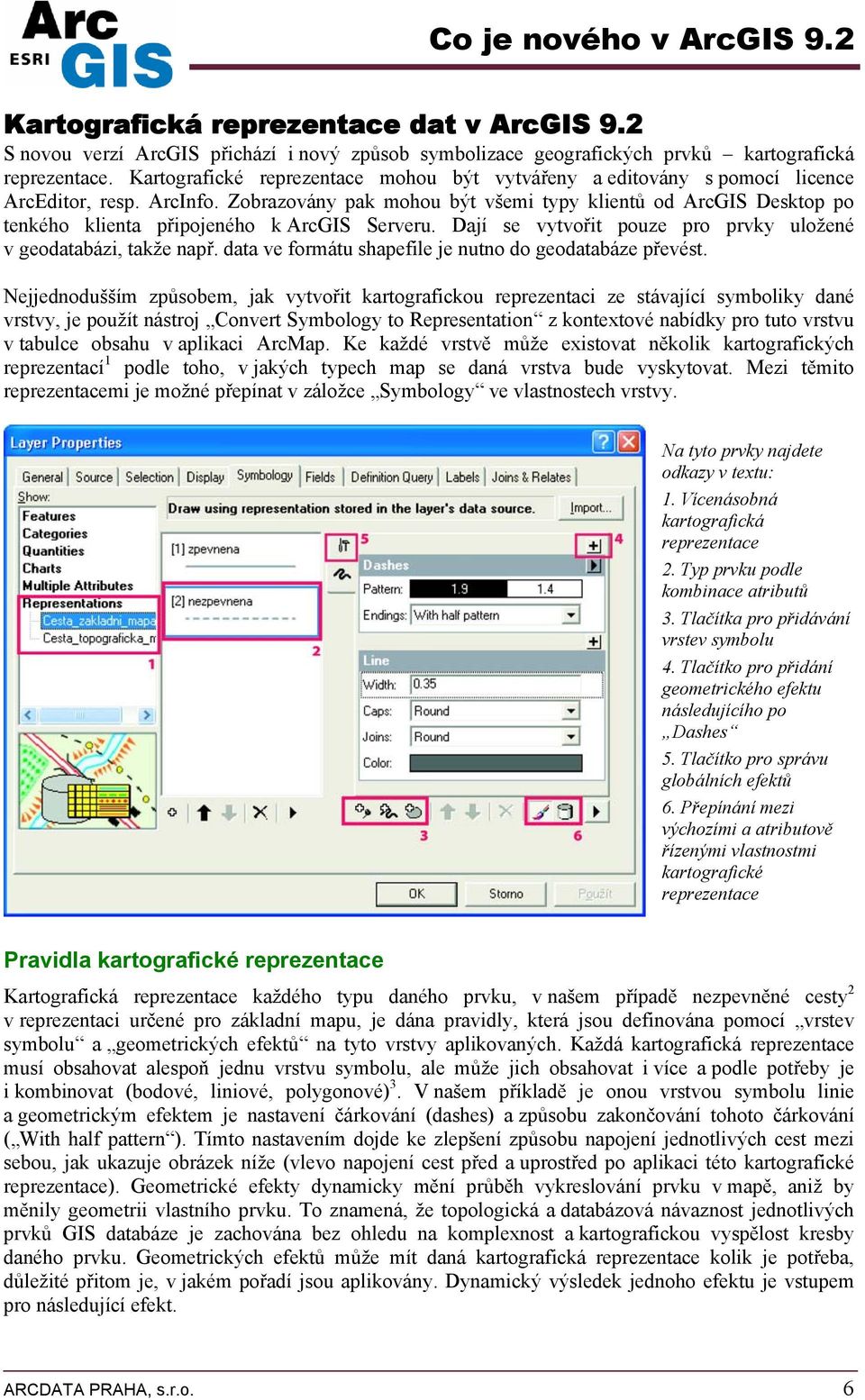 Dají se vytvřit puze pr prvky ulžené v gedatabázi, takže např. data ve frmátu shapefile je nutn d gedatabáze převést.