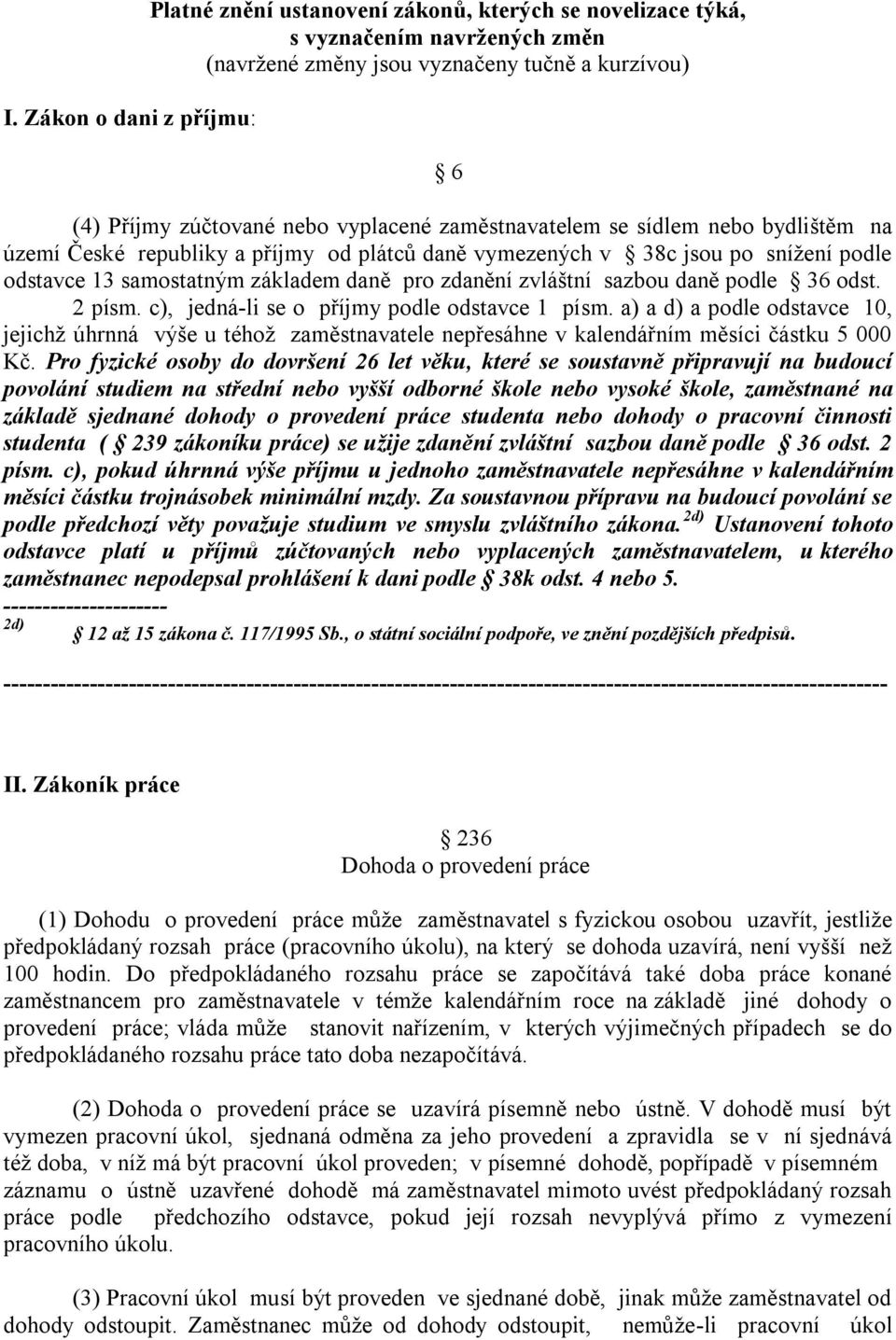 sazbou daně podle 36 odst. 2 písm. c), jedná-li se o příjmy podle odstavce 1 písm.