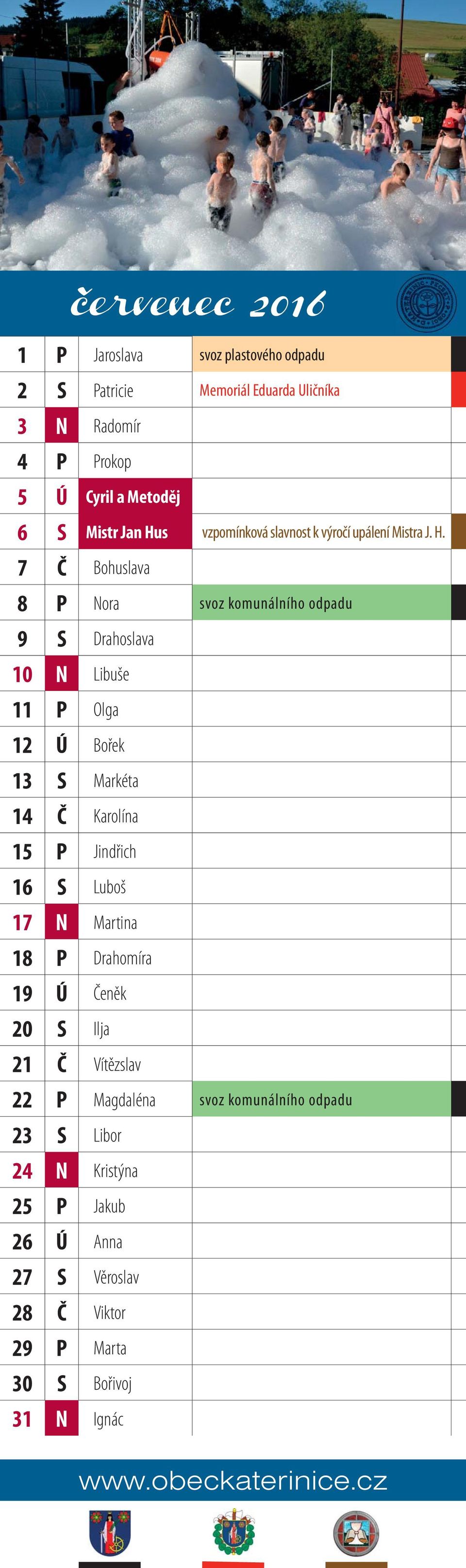 s vzpomínková slavnost k výročí upálení Mistra J. H.