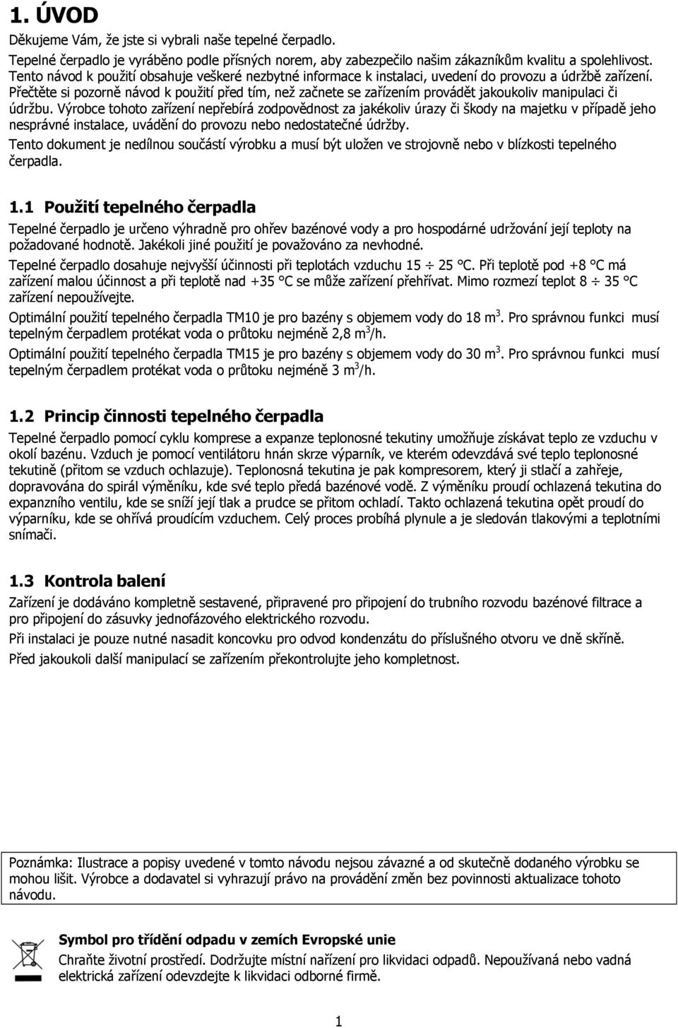 TEPELNÉ ČERPADLO TM10 TM15 - PDF Free Download