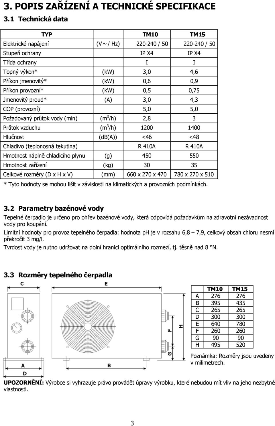 TEPELNÉ ČERPADLO TM10 TM15 - PDF Free Download