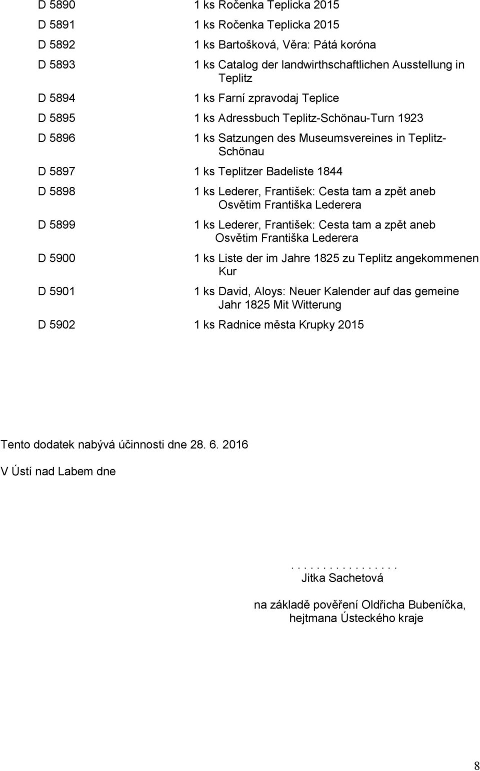 Lederer, František: Cesta tam a zpět aneb Osvětim Františka Lederera 1 ks Lederer, František: Cesta tam a zpět aneb Osvětim Františka Lederera 1 ks Liste der im Jahre 1825 zu Teplitz angekommenen Kur