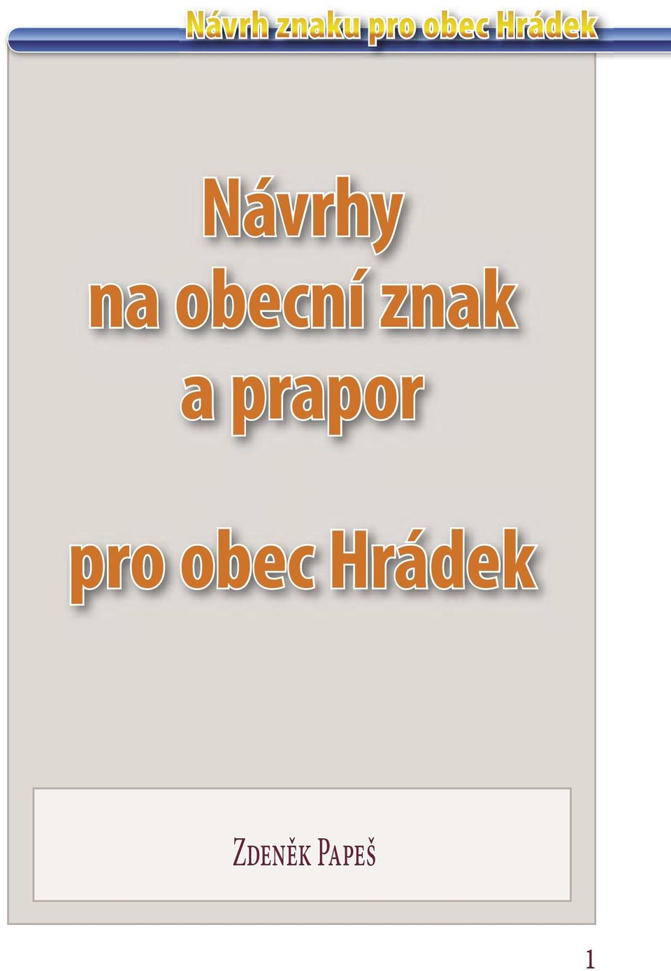 obecní znak a prapor