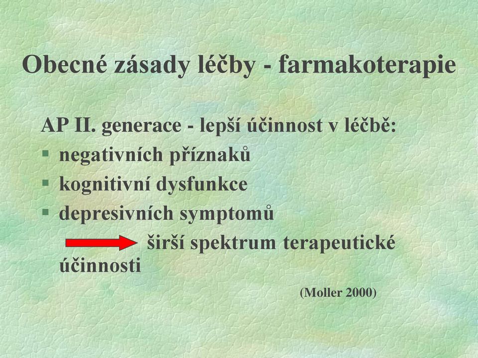 příznaků kognitivní dysfunkce depresivních