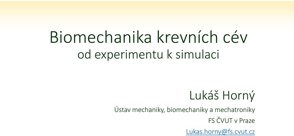 Ústav mechaniky, biomechaniky a