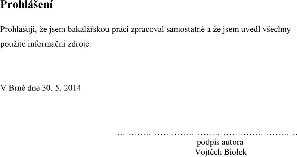 všechny použité informační zdroje.