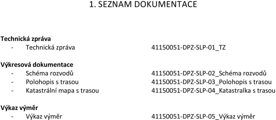 s trasou 41150051-DPZ-SLP-03_Polohopis s trasou - Katastrální mapa s trasou