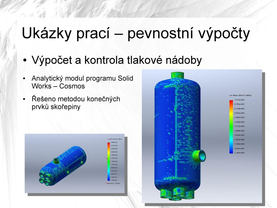 Analytický modul programu Solid Works