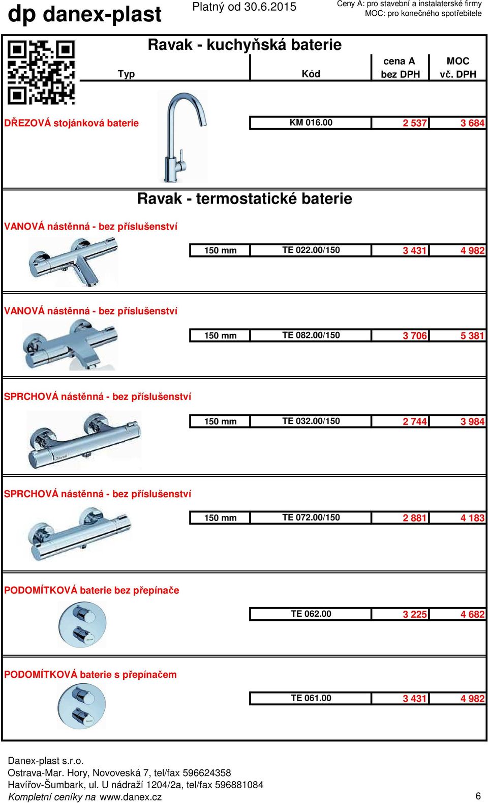 00/150 3 706 5 381 150 mm TE 032.00/150 2 744 3 984 150 mm TE 072.