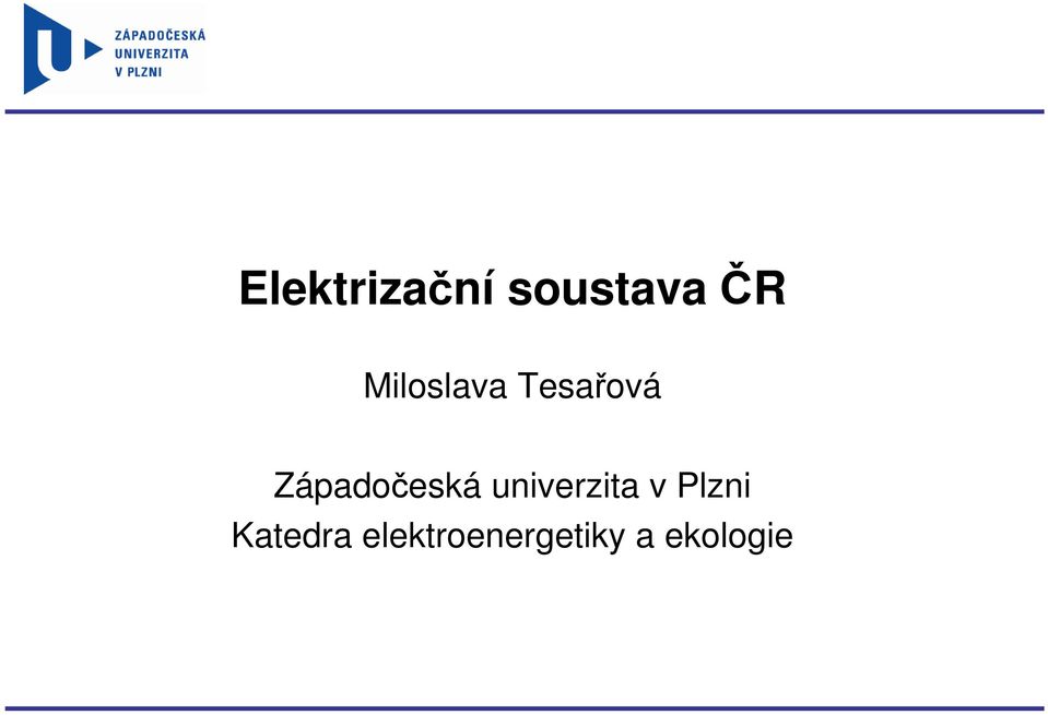 Západočeská univerzita v