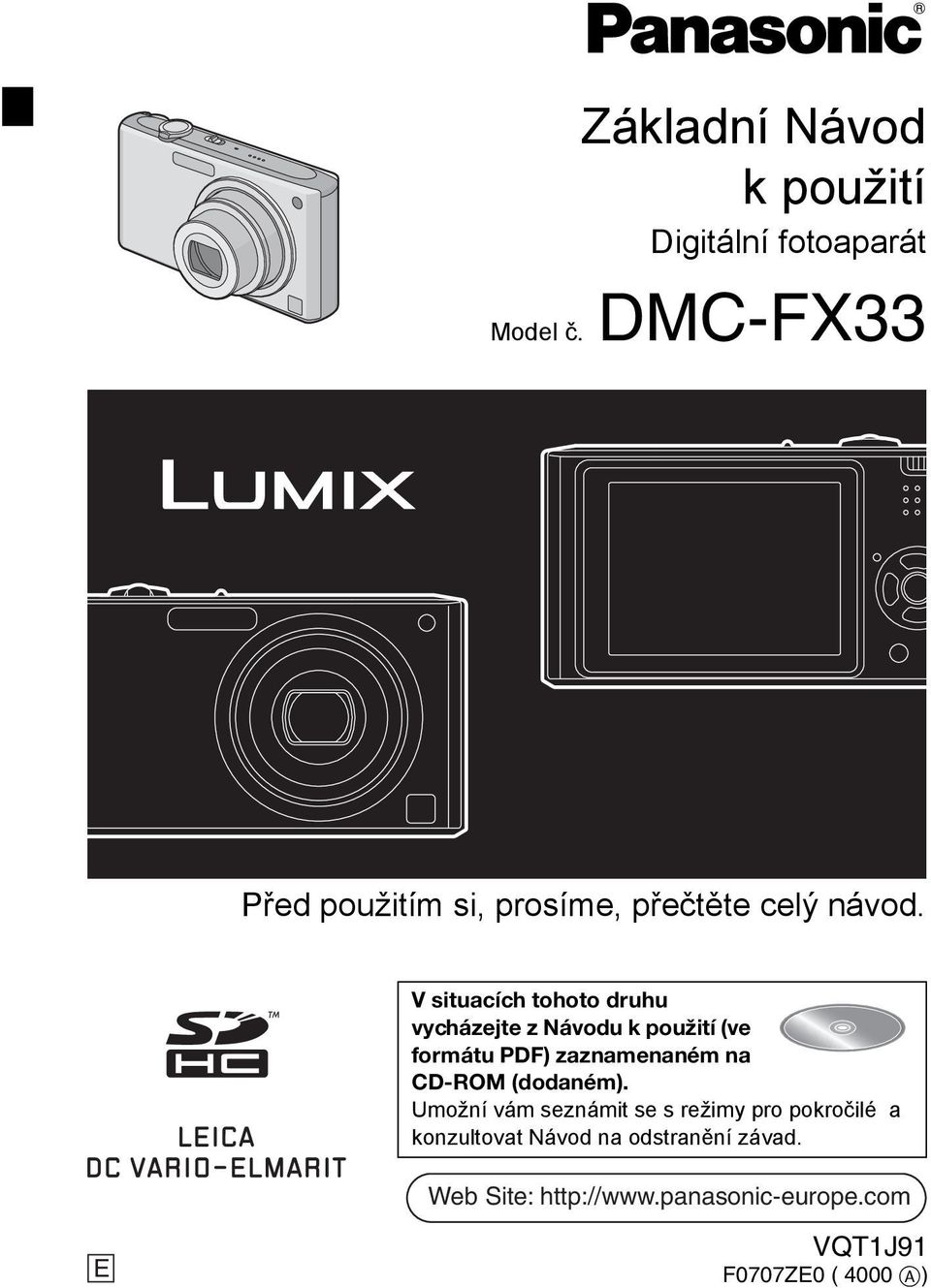 V situacích tohoto druhu vycházejte z Návodu k použití (ve formátu PDF) zaznamenaném na CD-ROM