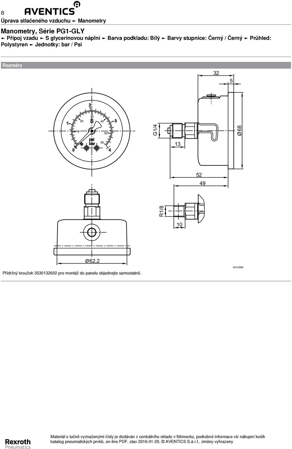 Polystyren Jednotky: / Psi Rozměry 32 5 20 30 40 10 50 1/4 68 60 13 52 49