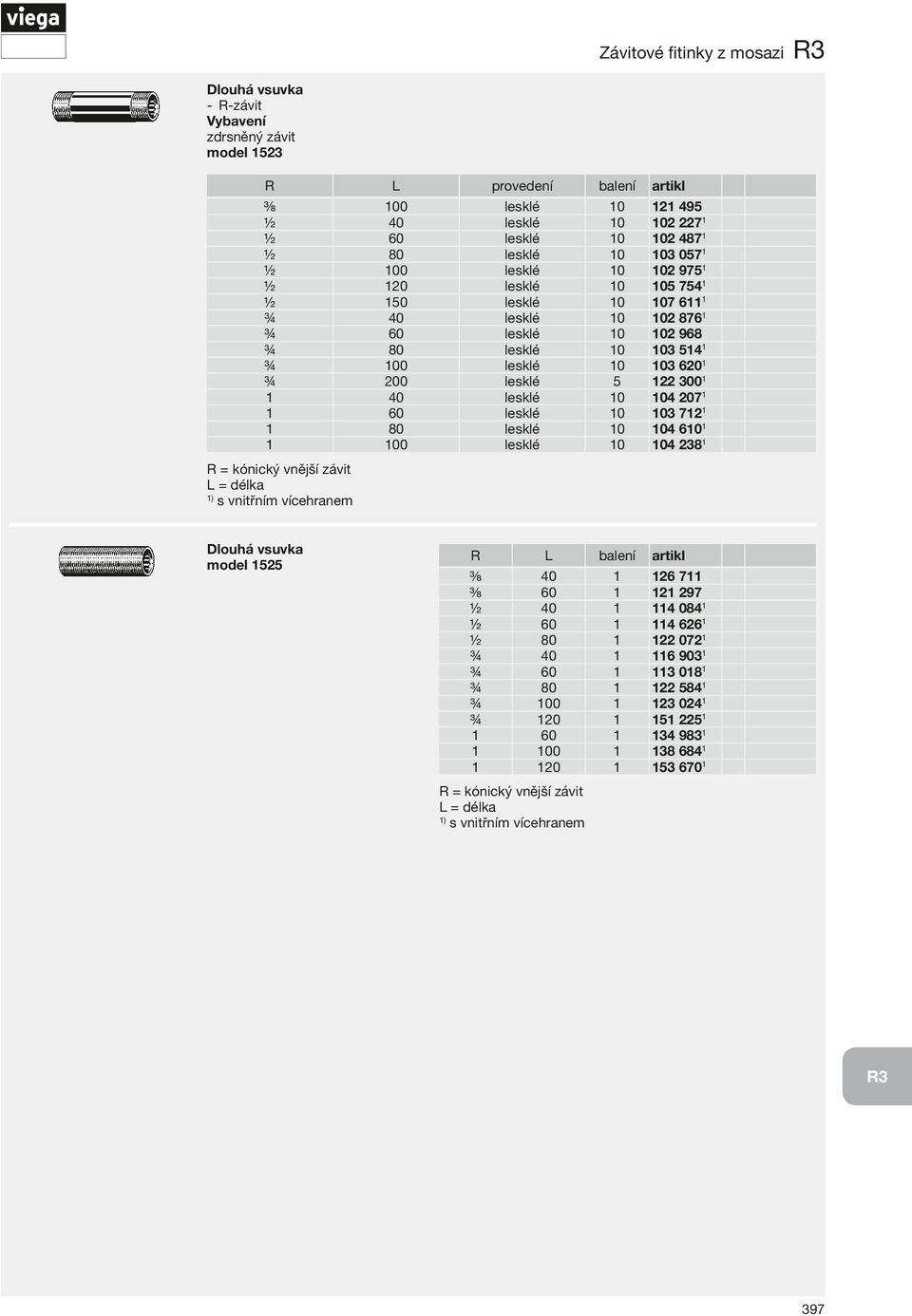 délka ) s vnitřním vícehranem Dlouhá vsuvka model L 60 60 60 0 0 60 0 0 6 7 97 4 084