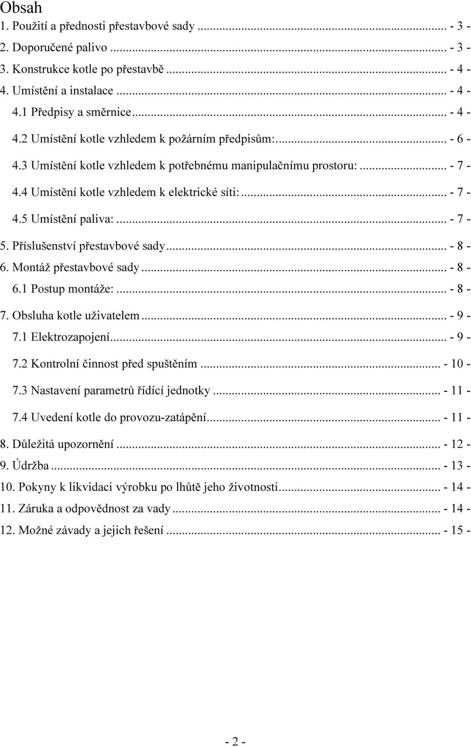 Montáž přestavbové sady na kotel s automatickým podáváním - PDF Free  Download