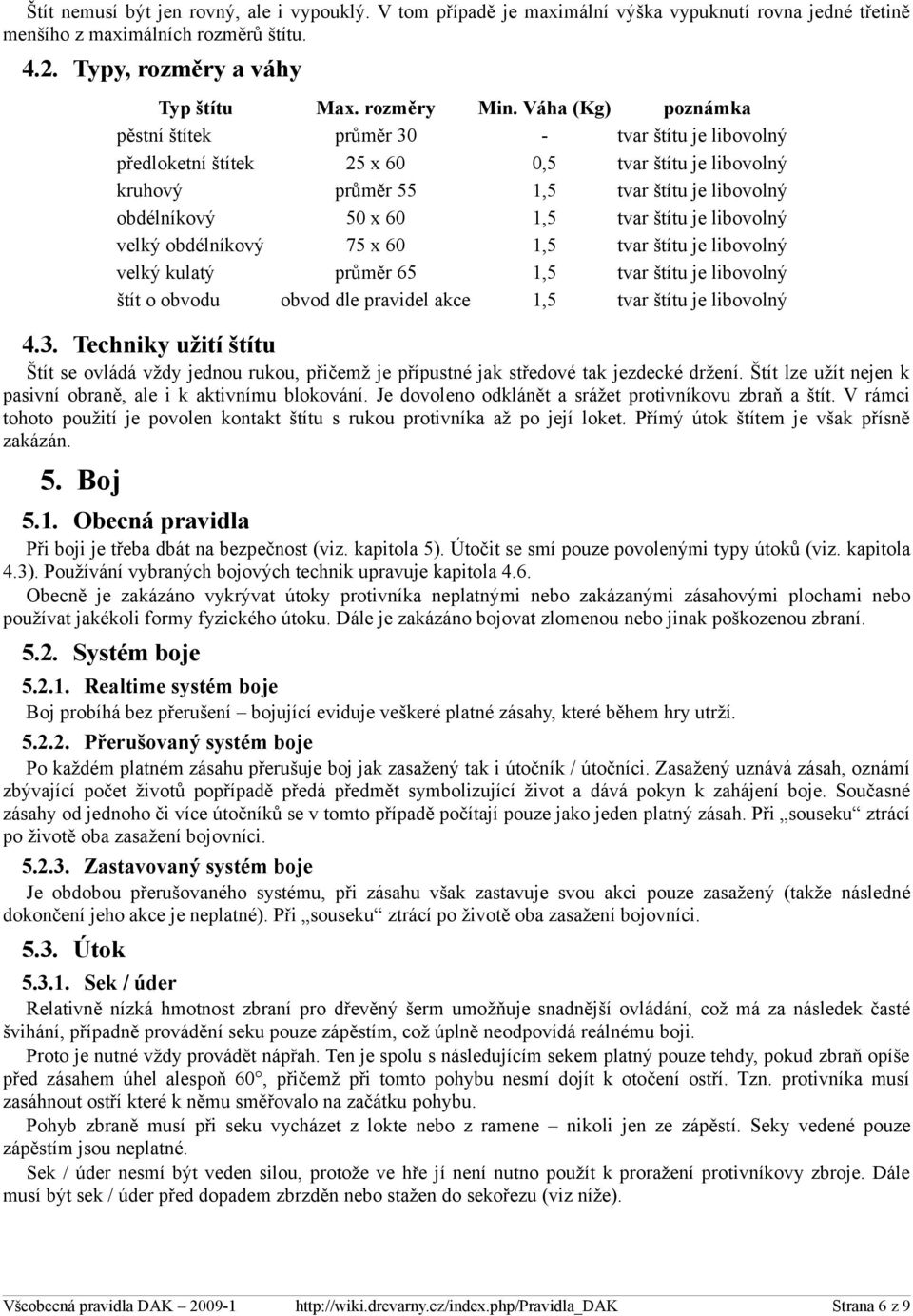 štítu je libovolný velký obdélníkový 75 x 60 1,5 tvar štítu je libovolný velký kulatý průměr 65 1,5 tvar štítu je libovolný štít o obvodu obvod dle pravidel akce 1,5 tvar štítu je libovolný 4.3.