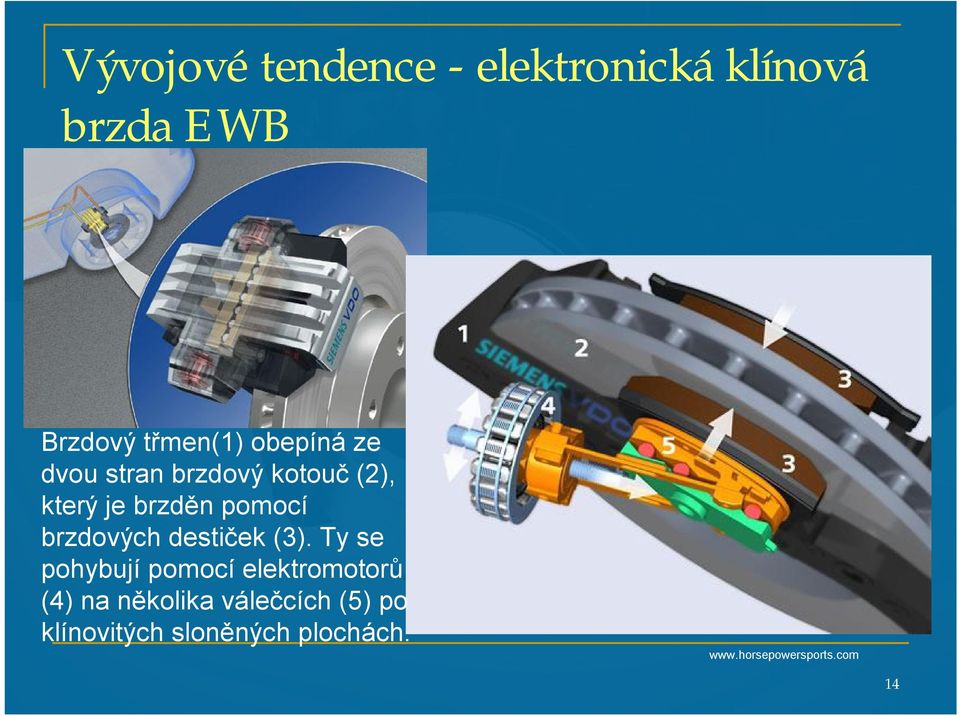 brzdových destiček (3).