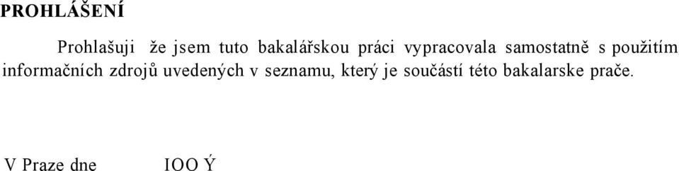 informačních zdrojů uvedených v seznamu, který