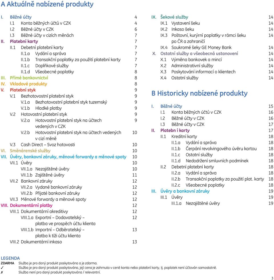 1 Bezhotovostní platební styk 9 V.1.a Bezhotovostní platební styk tuzemský 9 V.1.b Hladké platby 9 V.2 Hotovostní platební styk 9 V.2.a Hotovostní platební styk na účtech 9 vedených v CZK V.2.b Hotovostní platební styk na účtech vedených 10 v cizí měně V.