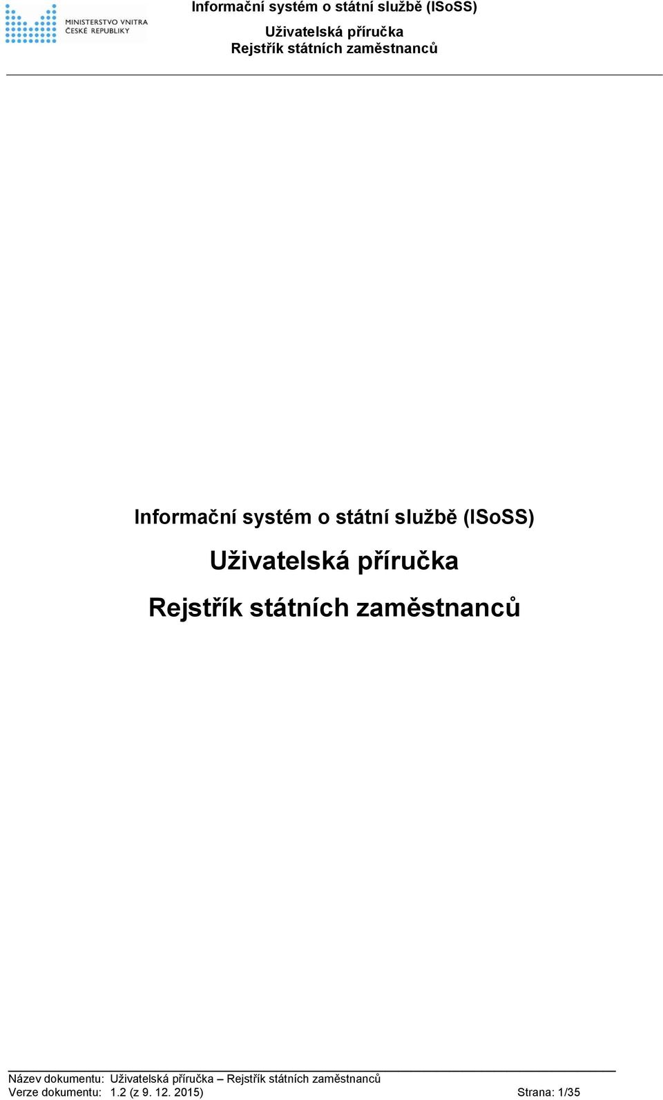 dokumentu: Verze