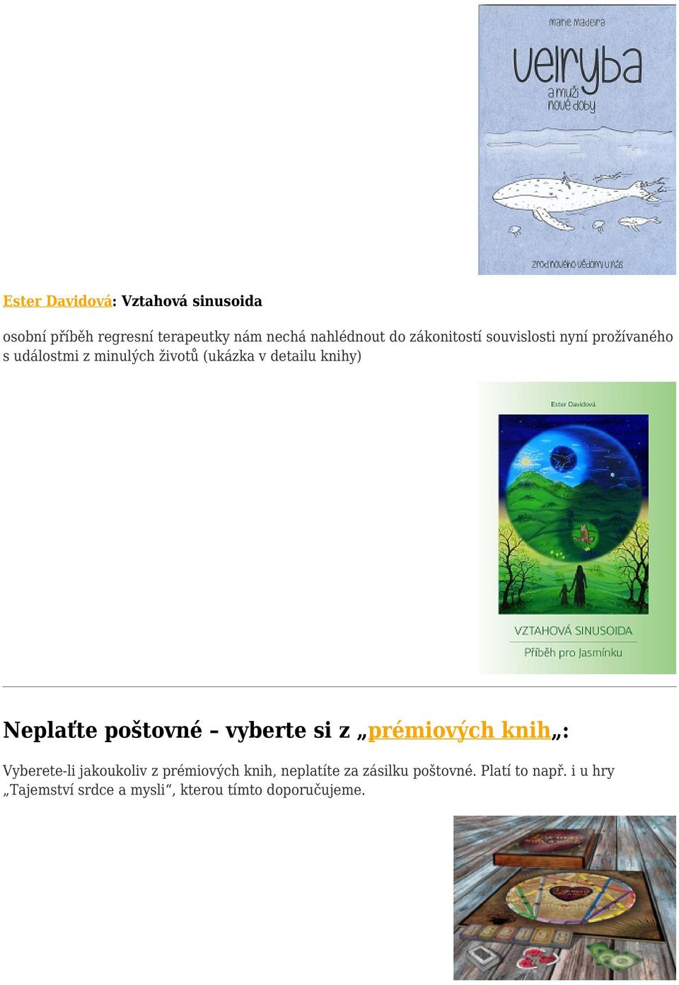 Neplaťte poštovné vyberte si z prémiových knih : Vyberete-li jakoukoliv z prémiových knih,