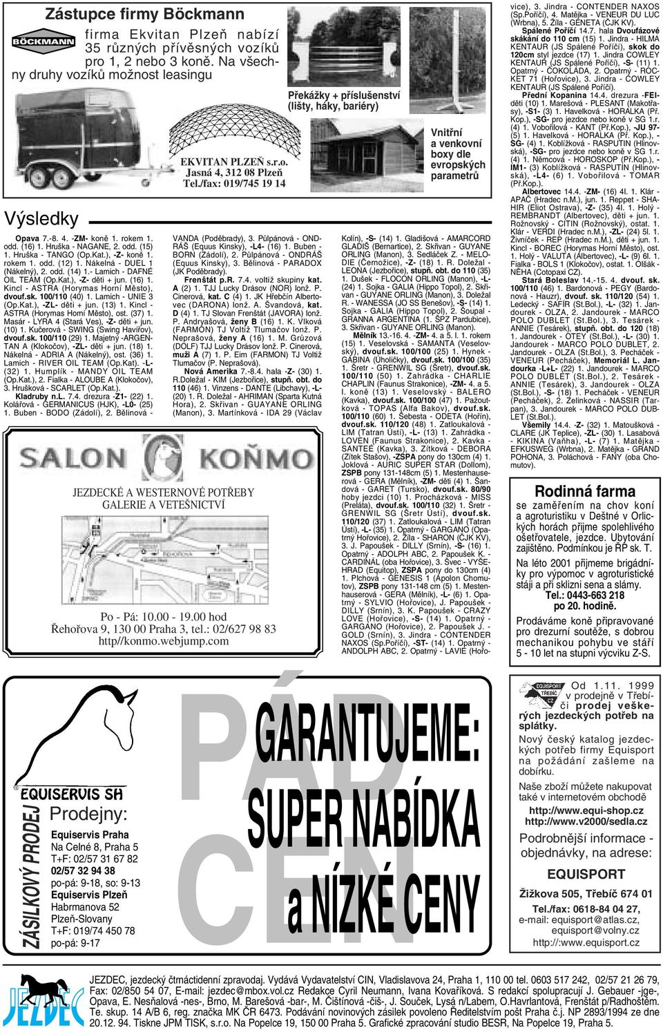 (16) 1. Kincl - ASTRA (Horymas Horní Město), dvouf.sk. 100/110 (40) 1. Lamich - UNIE 3 (Op.Kat.), -ZL- děti + jun. (13) 1. Kincl - ASTRA (Horymas Horní Město), ost. (37) 1.