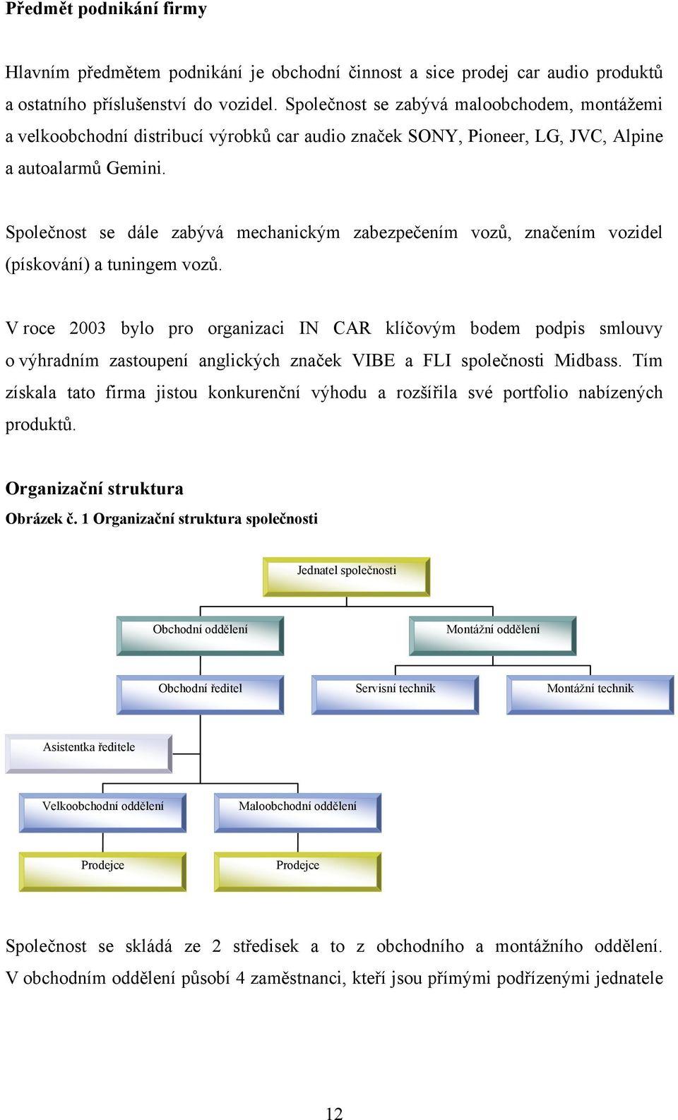 Společnost se dále zabývá mechanickým zabezpečením vozů, značením vozidel (pískování) a tuningem vozů.
