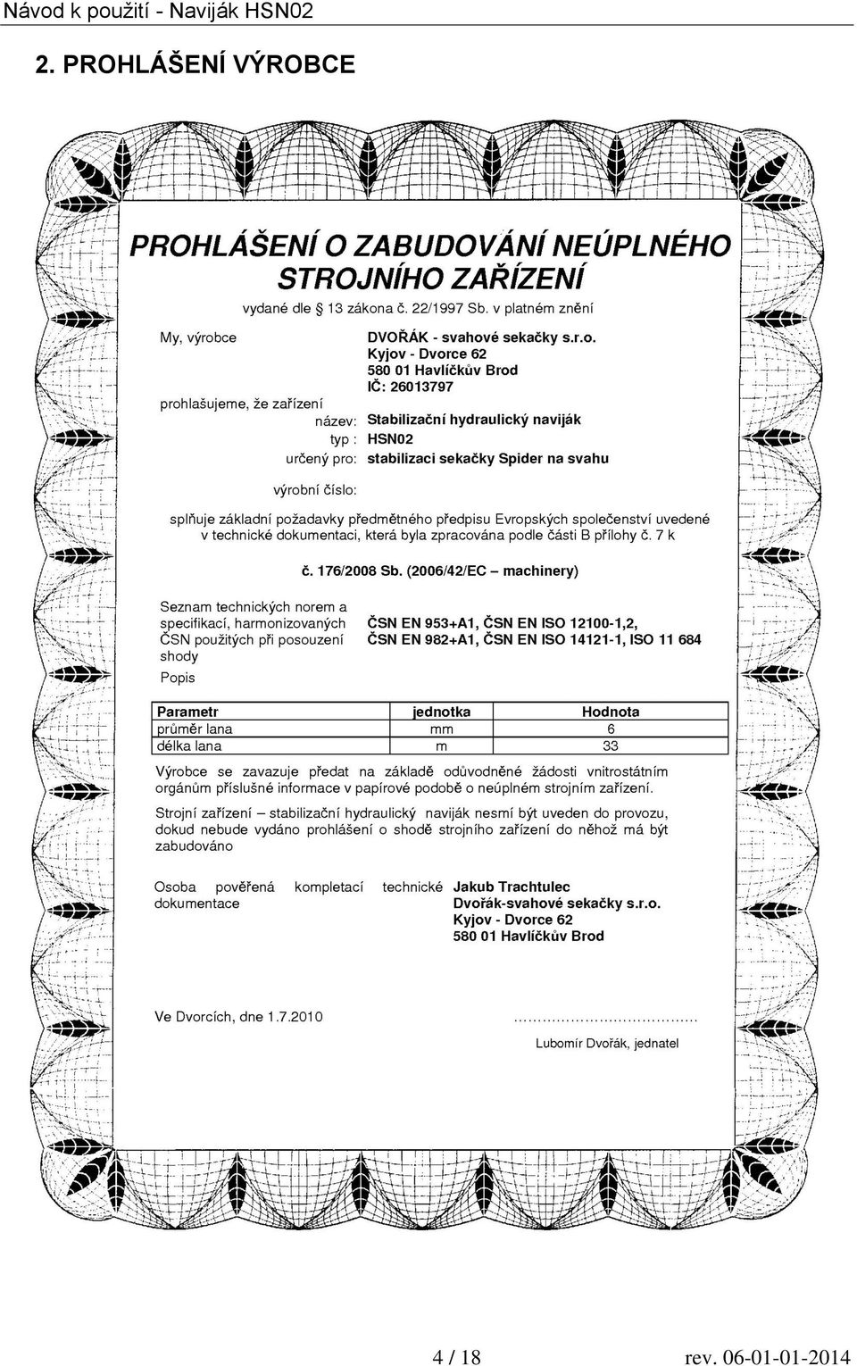 VÝROBCE 4 /