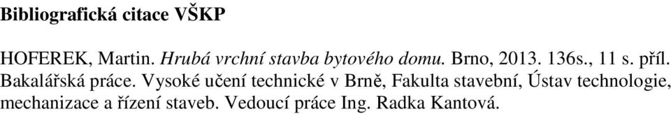 Bakalářská práce.