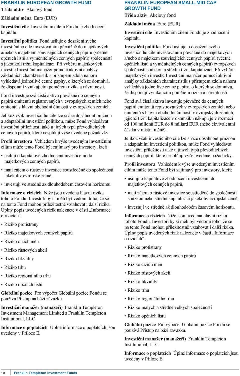 papírů) společností s jakoukoli tržní kapitalizací.