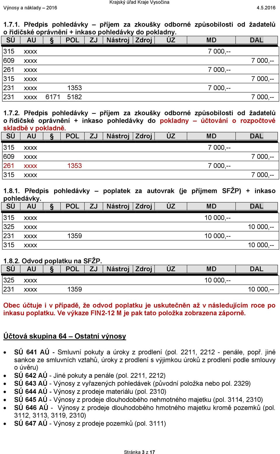 1 xxxx 7 000,-- 315 xxxx 7 000,-- 23