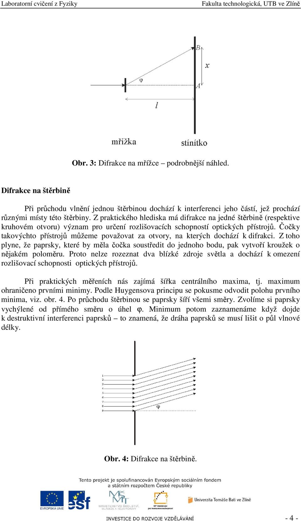 Čočky takovýchto přístrojů můžeme považovat za otvory, na kterých dochází k difrakci. Z toho plyne, že paprsky, které by měla čočka soustředit do jednoho bodu, pak vytvoří kroužek o nějakém poloměru.