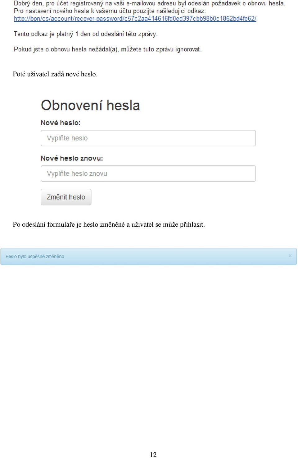 Po odeslání formuláře je