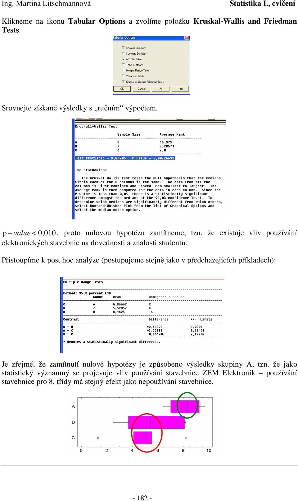 že exstuje vlv používání eletroncých stavebnc na dovednost a znalost student.