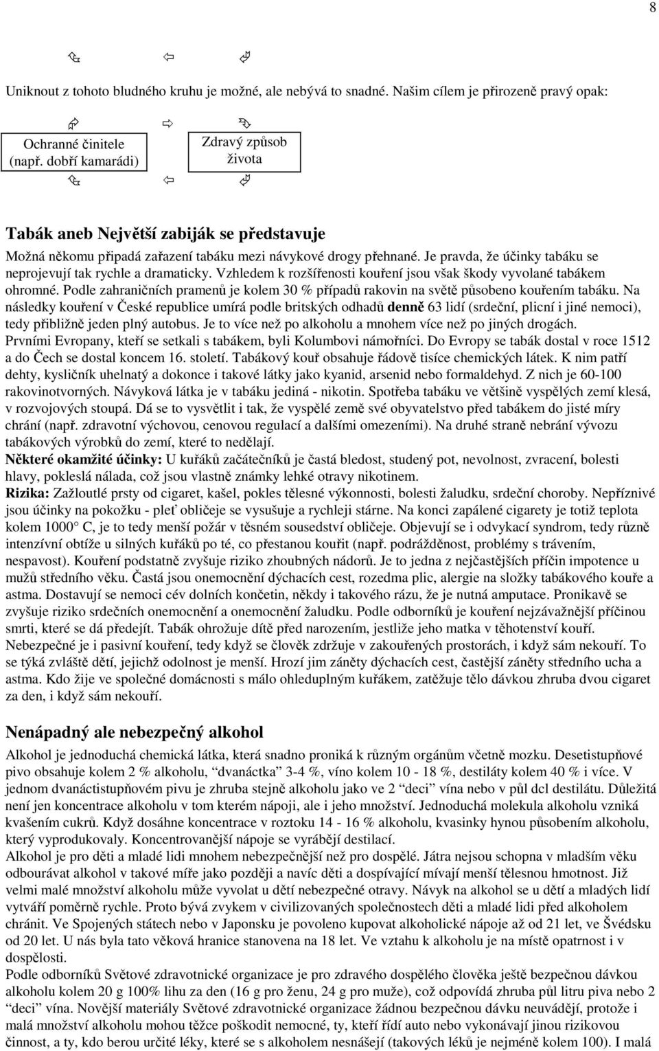 Je pravda, že účinky tabáku se neprojevují tak rychle a dramaticky. Vzhledem k rozšířenosti kouření jsou však škody vyvolané tabákem ohromné.