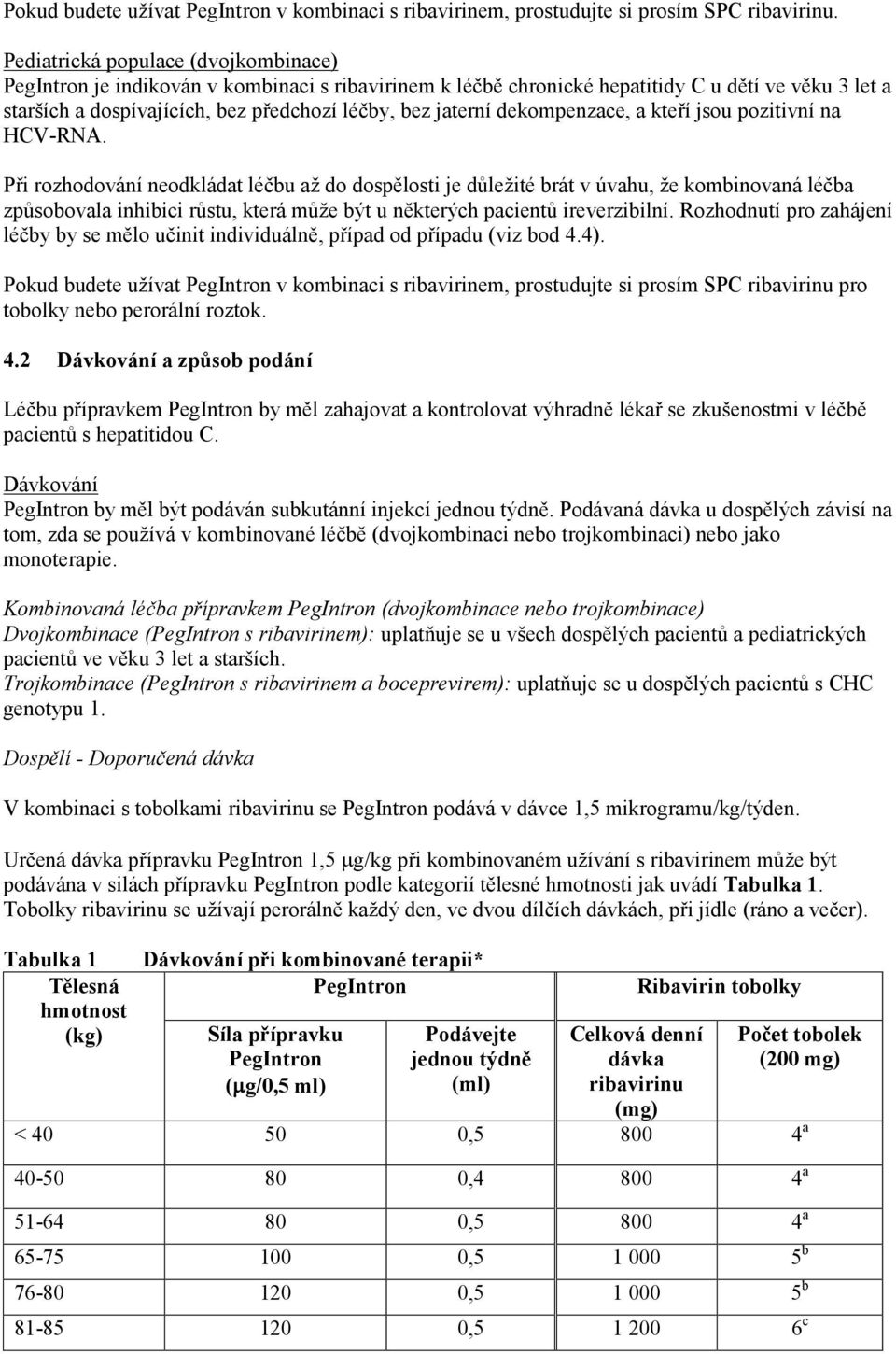 dekompenzace, a kteří jsou pozitivní na HCV-RNA.