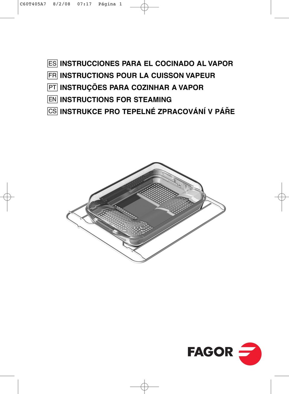 VAPEUR PT INSTRUÇÕES PARA COZINHAR A VAPOR EN