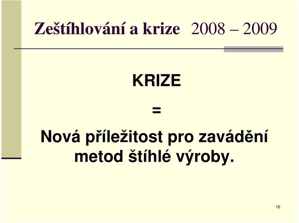 příležitost pro