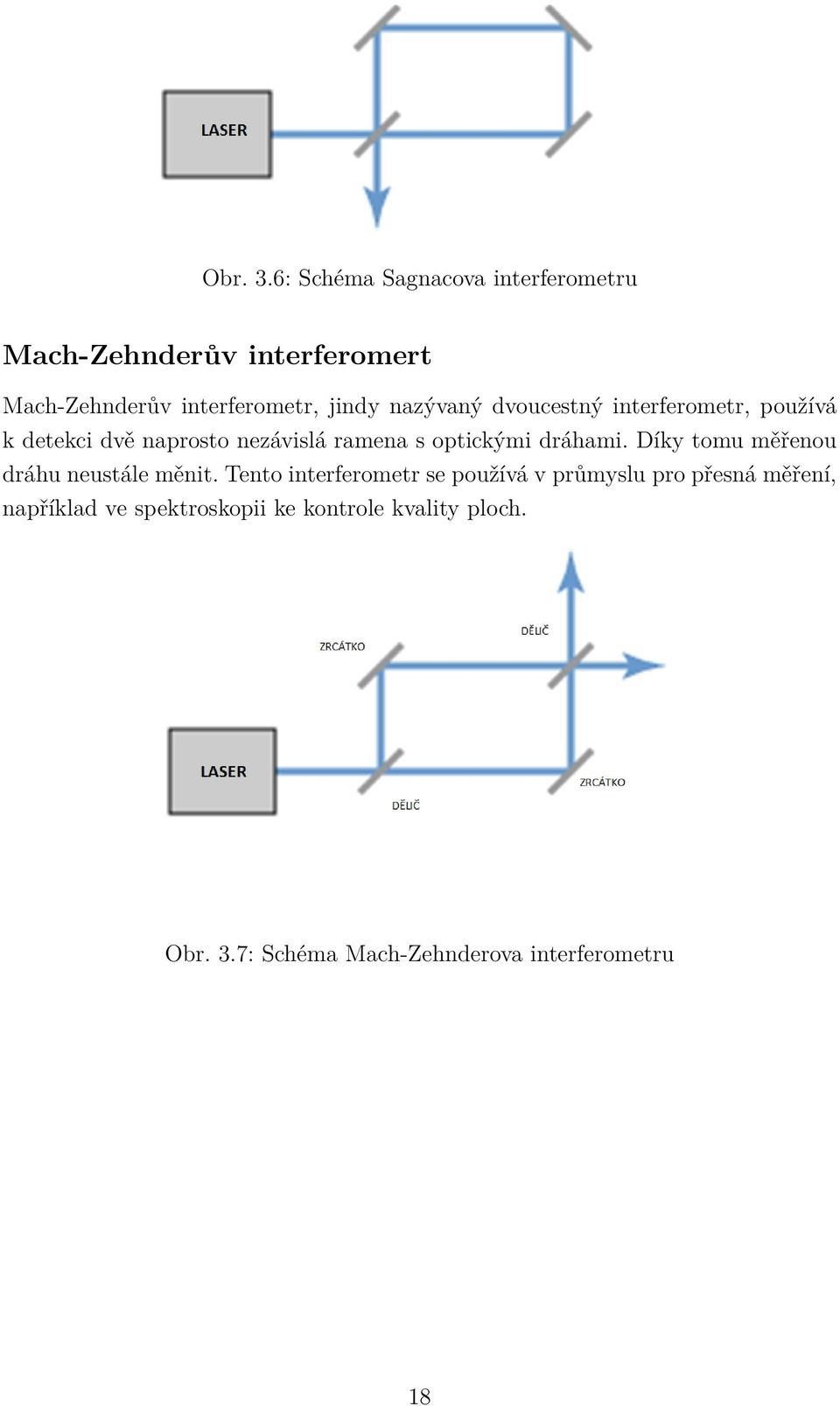 nazývaný dvoucestný interferometr, používá k detekci dvě naprosto nezávislá ramena s optickými dráhami.