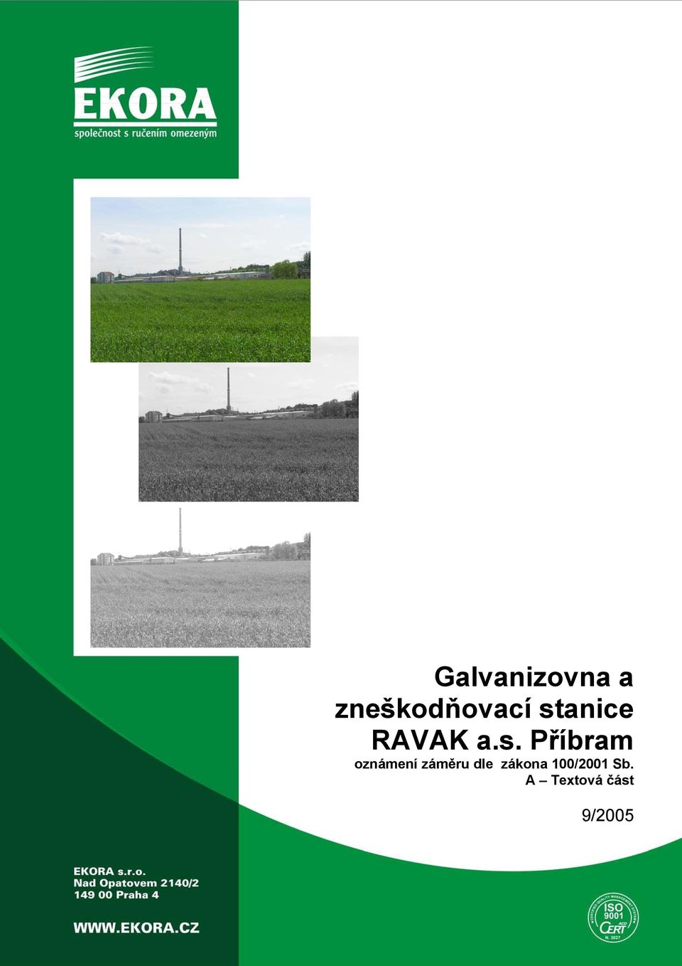 oznámení záměru dle zákona