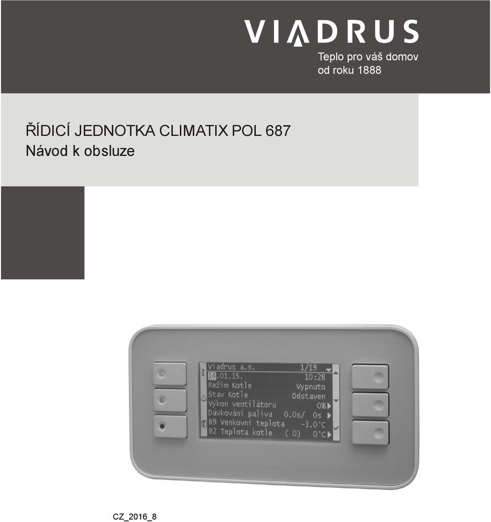 CLIMATIX POL 687 Návod k