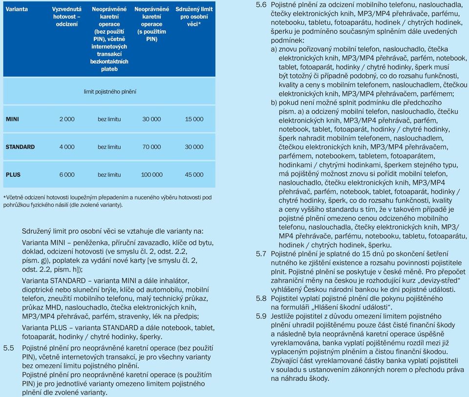 přepadením a nuceného výběru hotovosti pod pohrůžkou fyzického násilí (dle zvolené varianty).