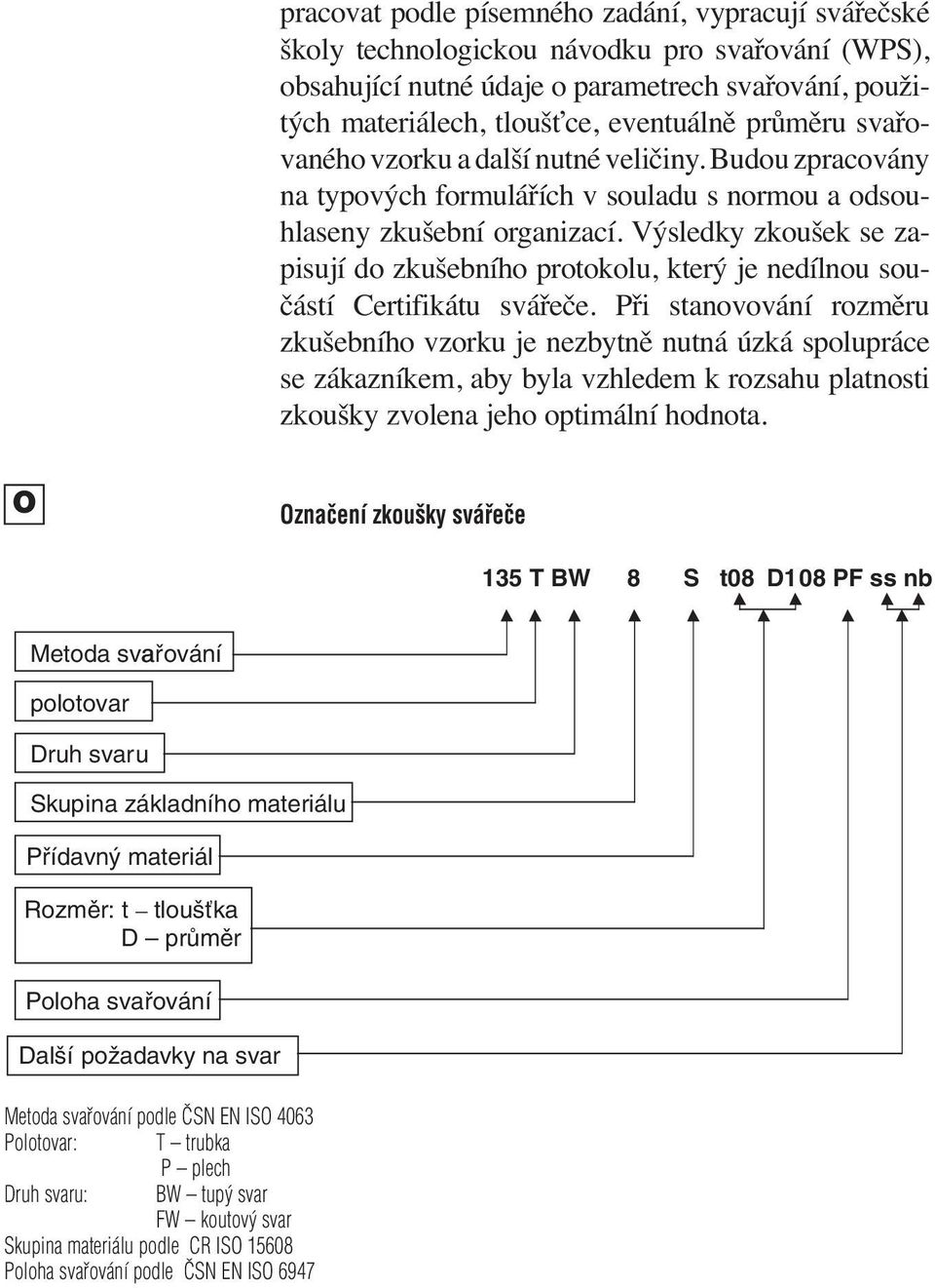 Výsledky zkoušek se zapisují do zkušebního protokolu, který je nedílnou součástí Certifikátu svářeče.