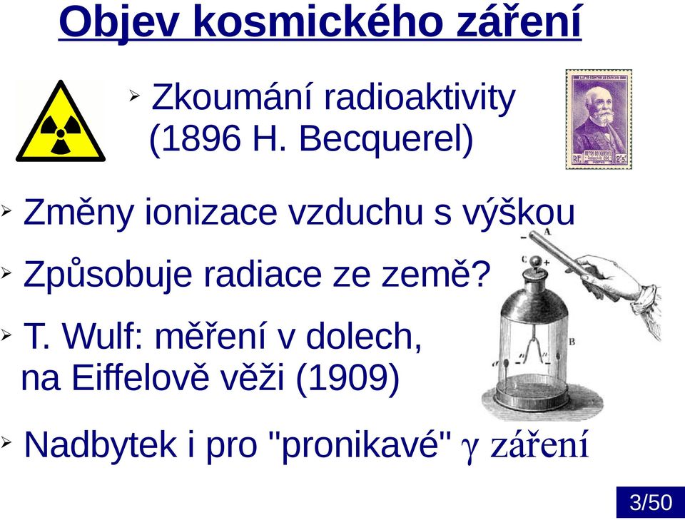 radiace ze země? T.