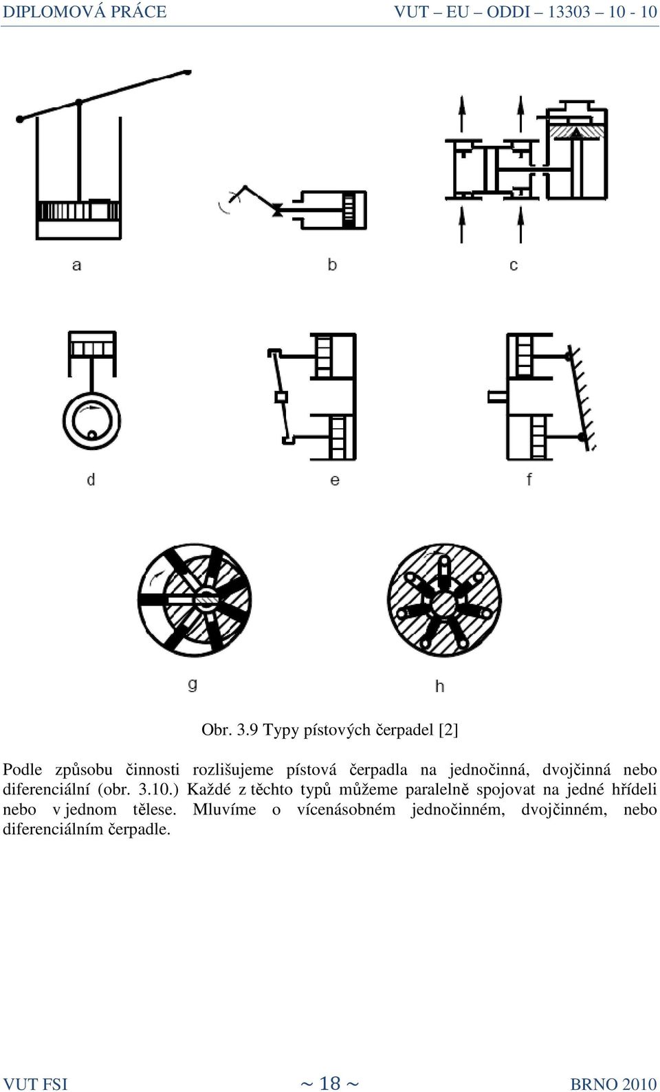 na jednočinná, dvojčinná nebo diferenciální (obr. 3.10.